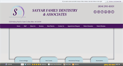 Desktop Screenshot of drsayyar.com